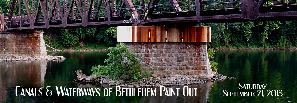 Canals and Waterways of Bethlehem Paint Out