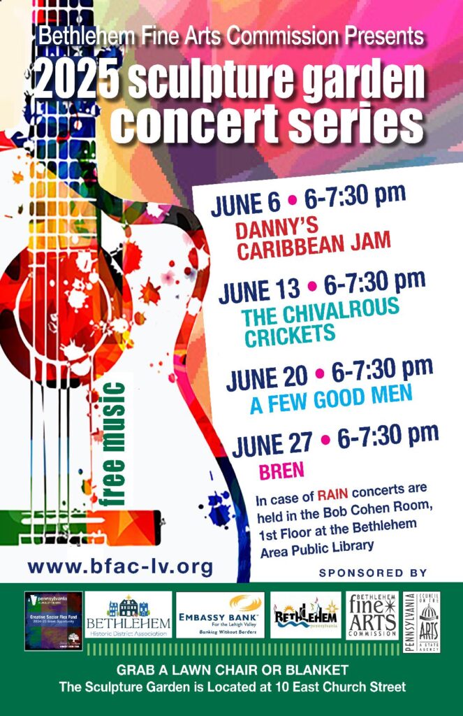 BFAC Concert Series 2025 poster BFAC Concert Series 2025 poster